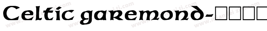 Celtic garemond字体转换